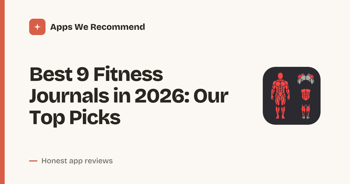 Cover for Best 9 Fitness Journals in 2026: Track Smarter
