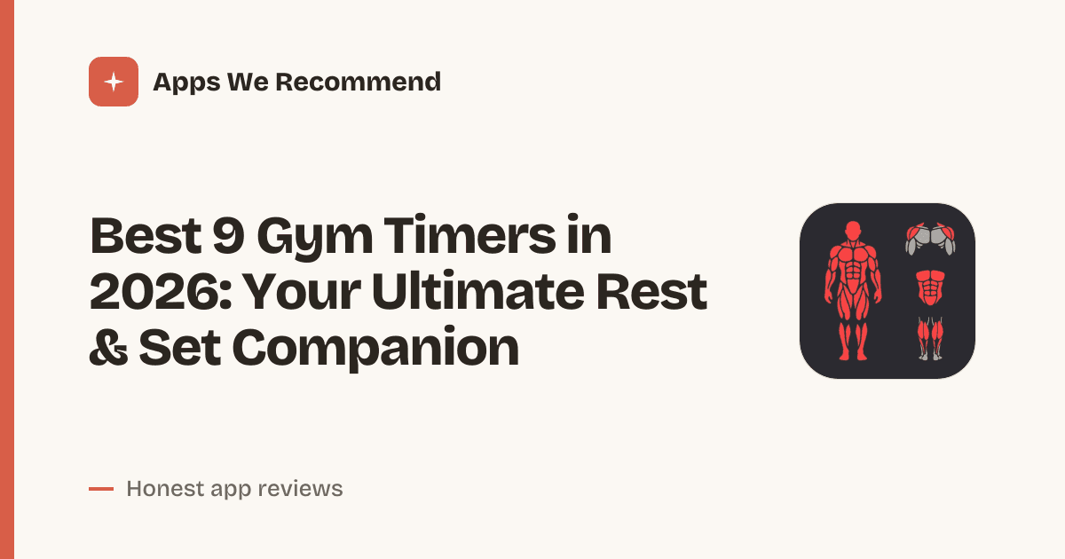 Cover for Best 9 Gym Timers in 2026: Track Rest, Boost Gains