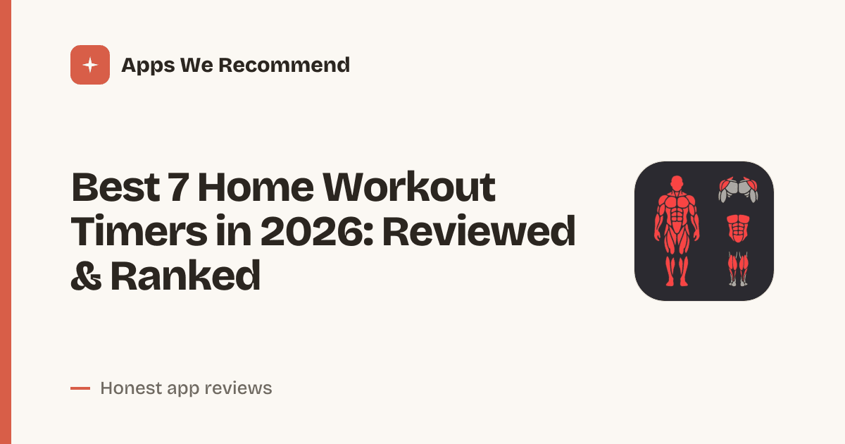 Cover for Best 7 Home Workout Timers in 2026: Top Picks