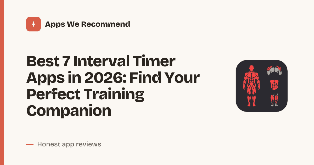 Cover for Best 7 Interval Timer Apps in 2026: Perfect Your Work-Rest Ratios