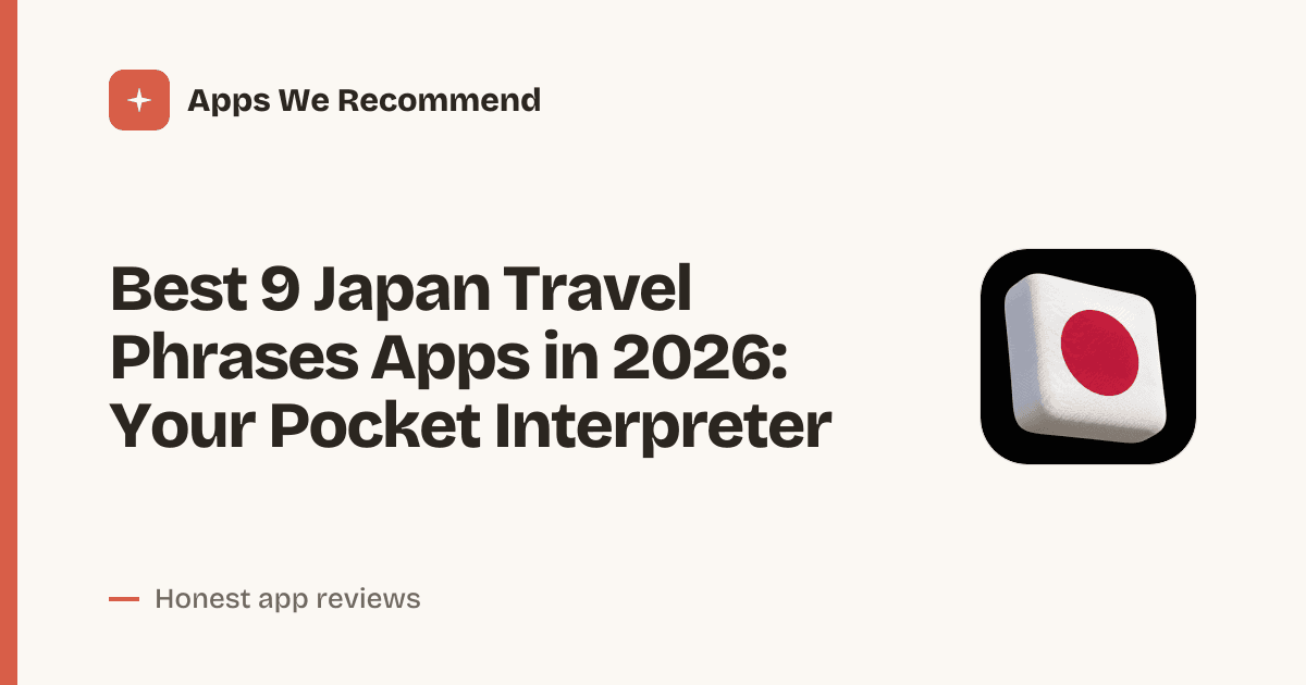 Cover for Best 9 Japan Travel Phrases Apps in 2026: Speak Like a Local