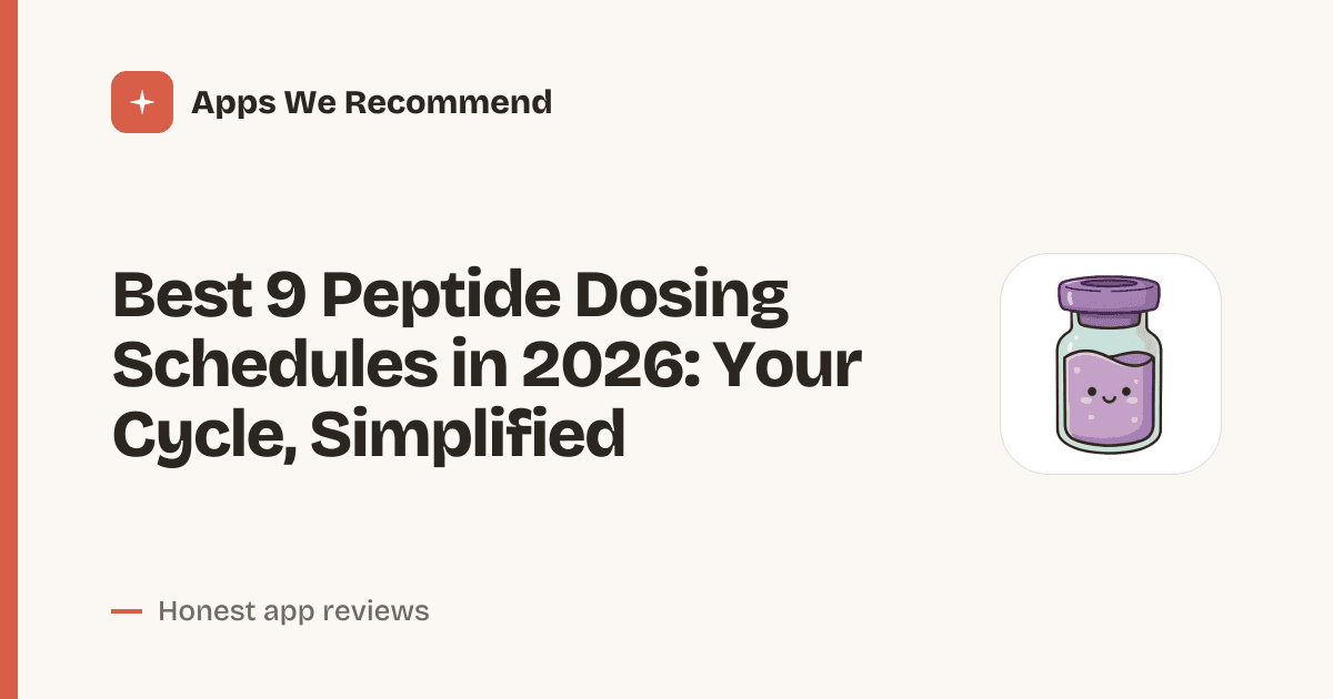 Cover for Best 9 Peptide Dosing Schedules in 2026: Stay on Track
