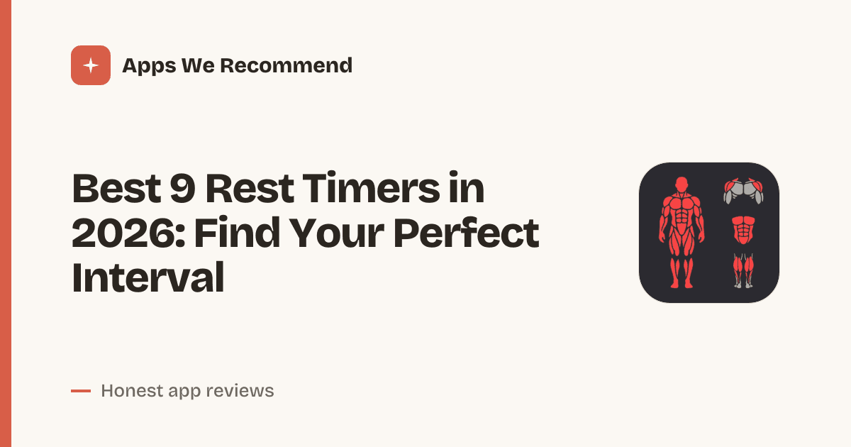 Cover for Best 9 Rest Timers in 2026: Track Recovery Smarter