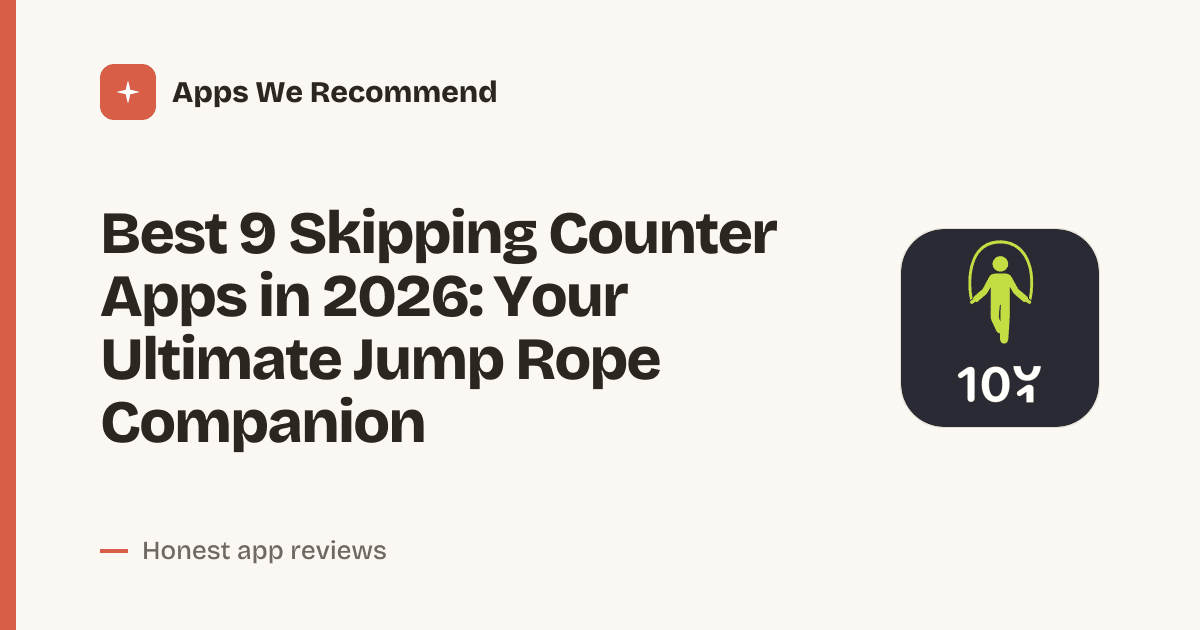 Cover for Best 9 Skipping Counter Apps in 2026: Track Every Jump