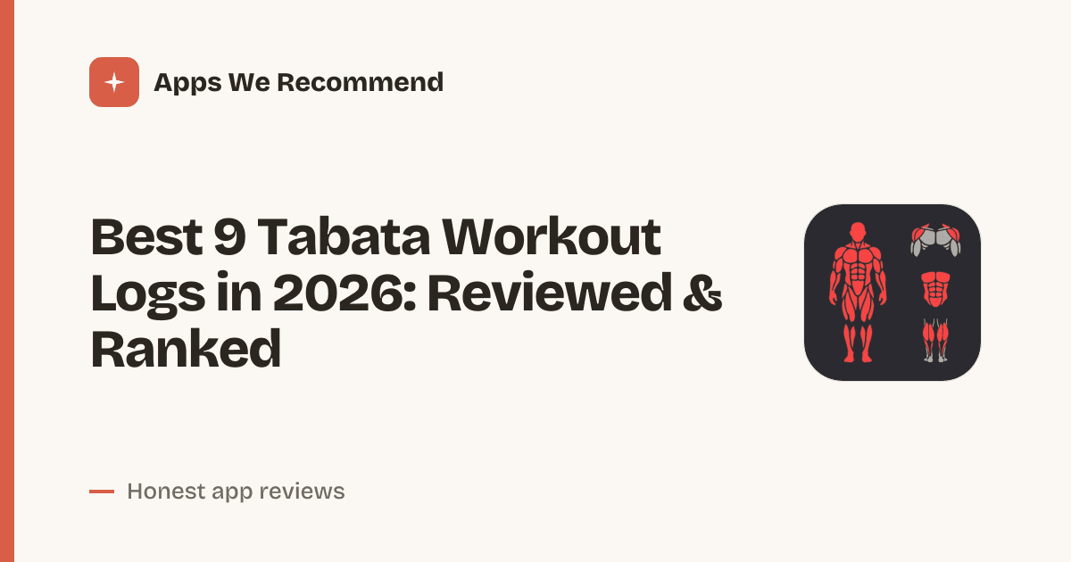 Cover for Best 9 Tabata Workout Logs in 2026: Track Every Interval